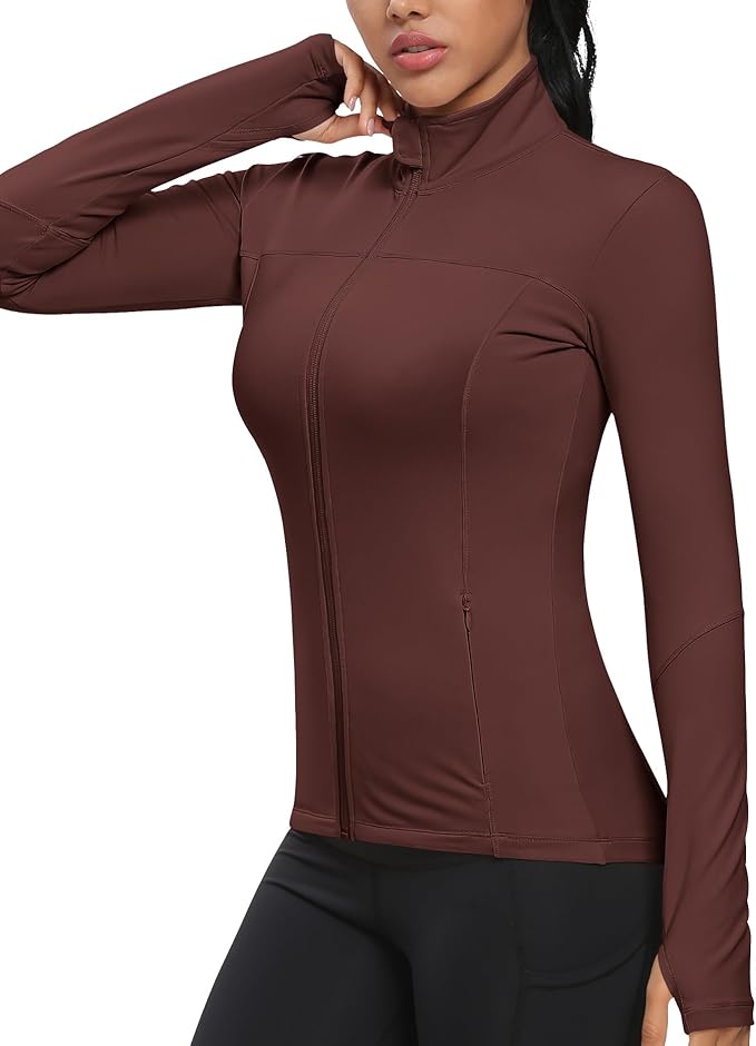 GYM RAINBOW Workout Jackets for Women Athletic Jacket Spring Running Yoga Jackets
