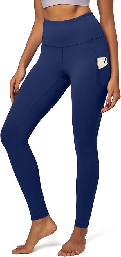 IUGA Leggings with Pockets for Women High Waisted Yoga Pants Women Tummy Control Workout Compression Running Leggings