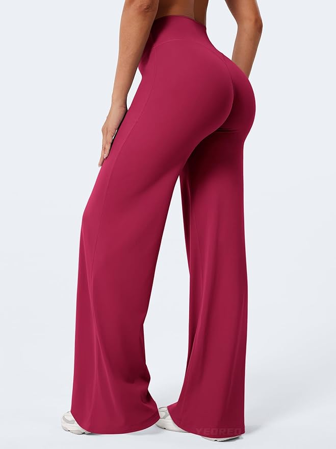 YEOREO Workout Leggings Womens No Front Seam Straight Leggings 29"/ 31.5"/ 33"/ 35" High Waist Buttery Eddiy Gym Yoga Pants