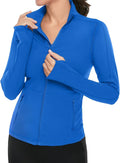 VUTRU Women's Workout Yoga Jacket Full Zip Running Athletic Track Jacket