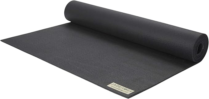 JadeYoga Harmony Yoga Mat - Durable & Thick Gym Fitness Mat, Non-Slip Natural Rubber Yoga Mat - Home Exercise & Stretching Mat, Workout Mat - Yoga, Pilates & Meditation for Women & Men
