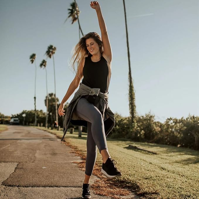 FULLSOFT Buttery Soft Leggings for Women - High Waisted Tummy Control No See Through Workout Yoga Cycling Tights Pants
