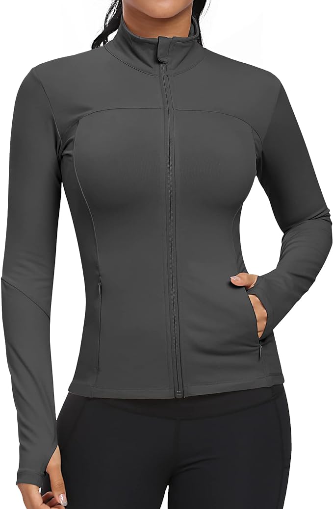 GYM RAINBOW Workout Jackets for Women Athletic Jacket Spring Running Yoga Jackets