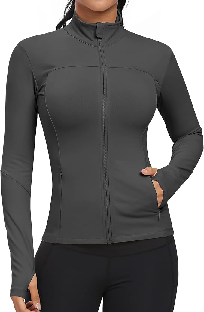 GYM RAINBOW Workout Jackets for Women Athletic Jacket Spring Running Yoga Jackets