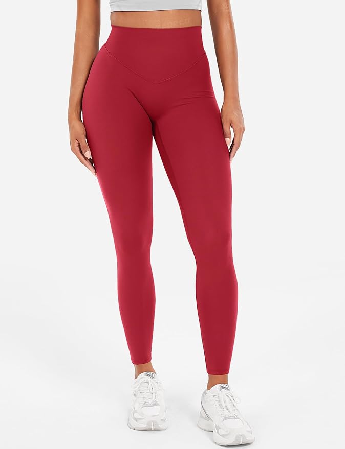 YEOREO Workout Leggings for Women Hidden Scrunch Tummy Control Leggings Agathia High Waisted Gym Yoga Pants