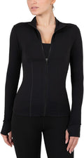 YITTY Active Women's Ultraluxe Full Zip Jacket, Athleisure, 4-Way-Stretch, Thumbholes