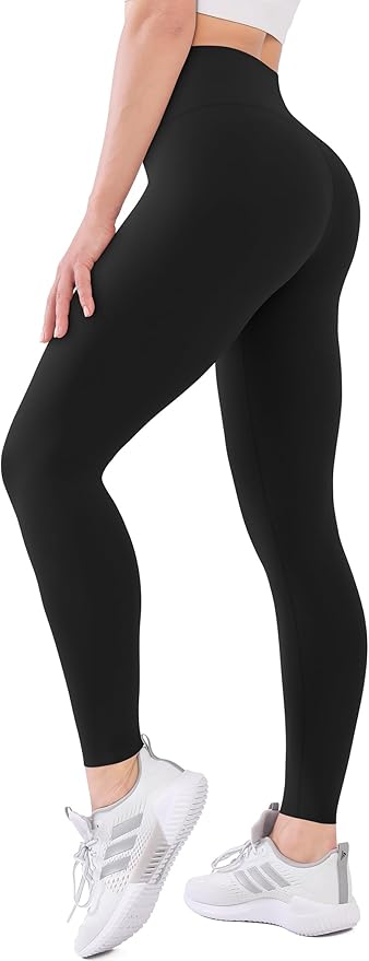 High Waisted Leggings with Pockets for Women Buttery Soft Full Length Capri Workout Yoga Pants