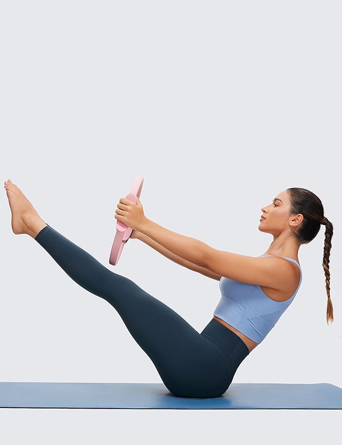 CRZ YOGA Naked Feeling Workout Leggings 25'' - High Waist Yoga Training Tight Womens Pants