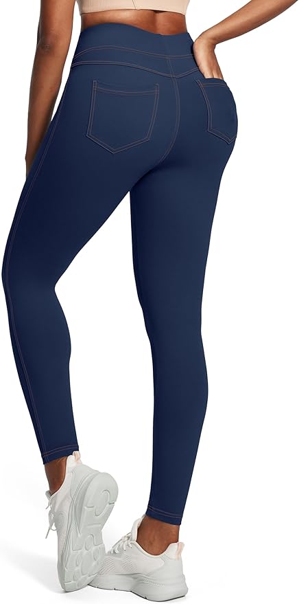 IUGA High Waist Yoga Pants with Pockets, Leggings for Women Tummy Control, Workout Leggings for Women 4 Way Stretch