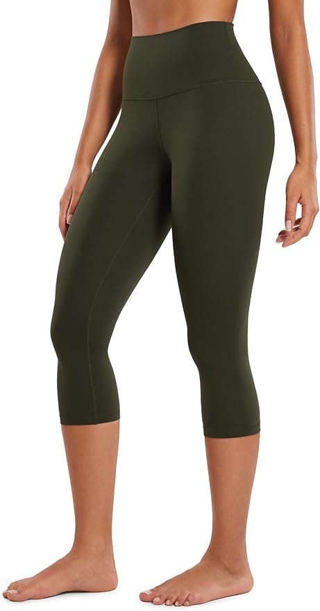 CRZ YOGA Butterluxe Yoga Capris Leggings 19'' - High Waisted Workout Buttery Soft Athletic Lounge Womens Crop Pants