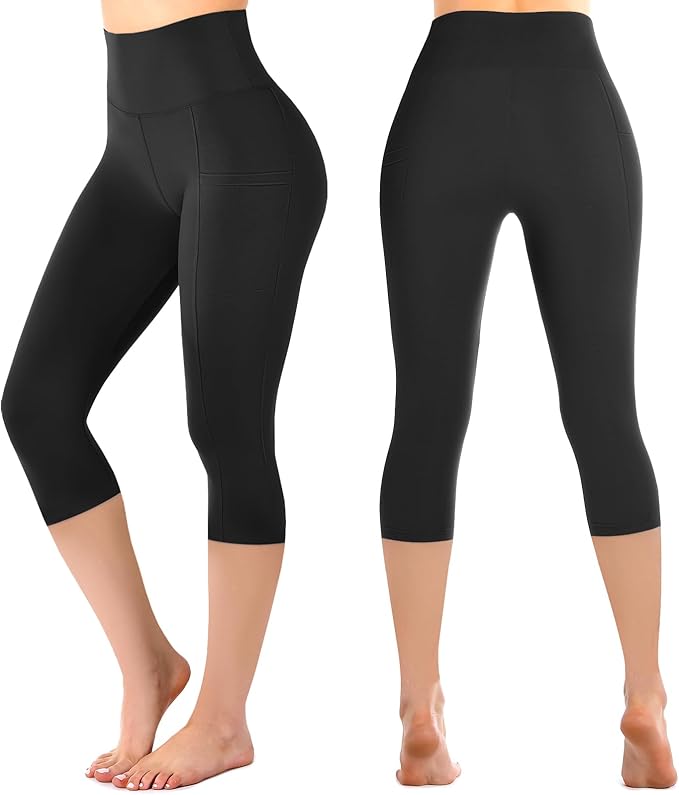 Leafigure High Waisted Leggings for Women- Soft No See-Through Yoga Pants for Gym Workout Running