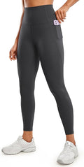 CRZ YOGA Butterluxe Workout Leggings Pockets 25'' - High Waisted Gym Womens Yoga Pants Buttery Soft