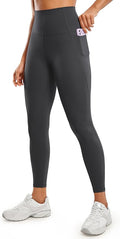 CRZ YOGA Butterluxe Workout Leggings Pockets 25'' - High Waisted Gym Womens Yoga Pants Buttery Soft