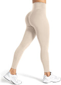 Unthewe Naked-Feel No Front Seam Leggings for Women - High Waisted Buttery Soft Workout Yoga Pants 25"