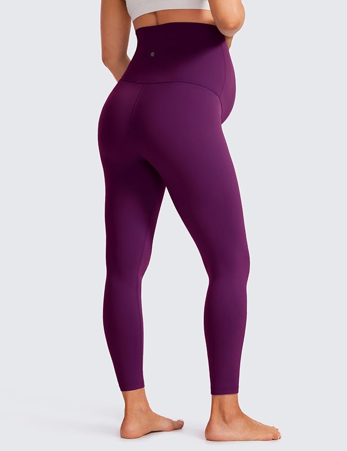 CRZ YOGA Butterluxe Maternity Leggings 25" - Over The Belly Buttery Soft Workout Activewear Yoga Womens Pregnancy Pants