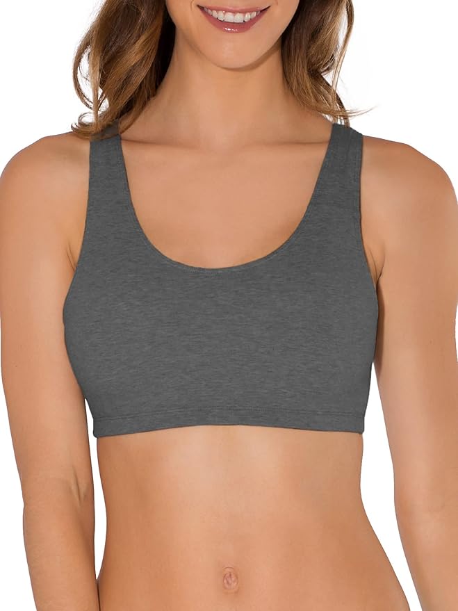 Fruit of the Loom Women's Cotton Tank Bra for Women - Ultimate Comfort & Breathable Fit