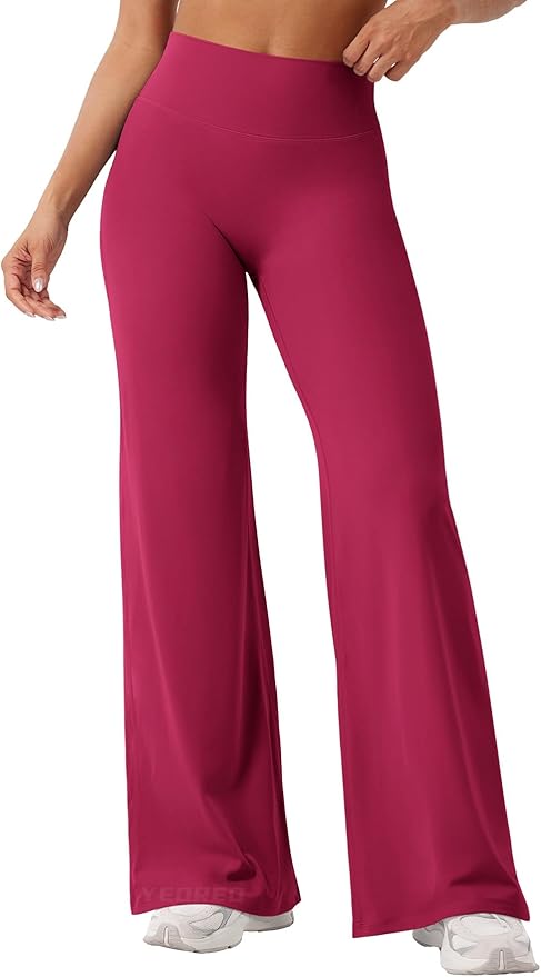 YEOREO Workout Leggings Womens No Front Seam Straight Leggings 29"/ 31.5"/ 33"/ 35" High Waist Buttery Eddiy Gym Yoga Pants