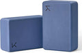 KEEP Yoga Block, High-Density EVA Foam 2 Pack Yoga Block with Non-Slip Textured Surface, Supportive, Lightweight - Ideal for Yoga