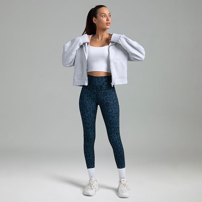 Colorfulkoala Women's High Waisted Tummy Control Workout Leggings Full Length Ultra Soft Yoga Pants 28"