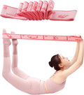 9 Loops Elastic Yoga Strap - Adjustable Stretching Band for Physical Therapy, Dance, Pilates & Gymnastics, Multi-Loop Exercise Band for Flexibility, Home Workout