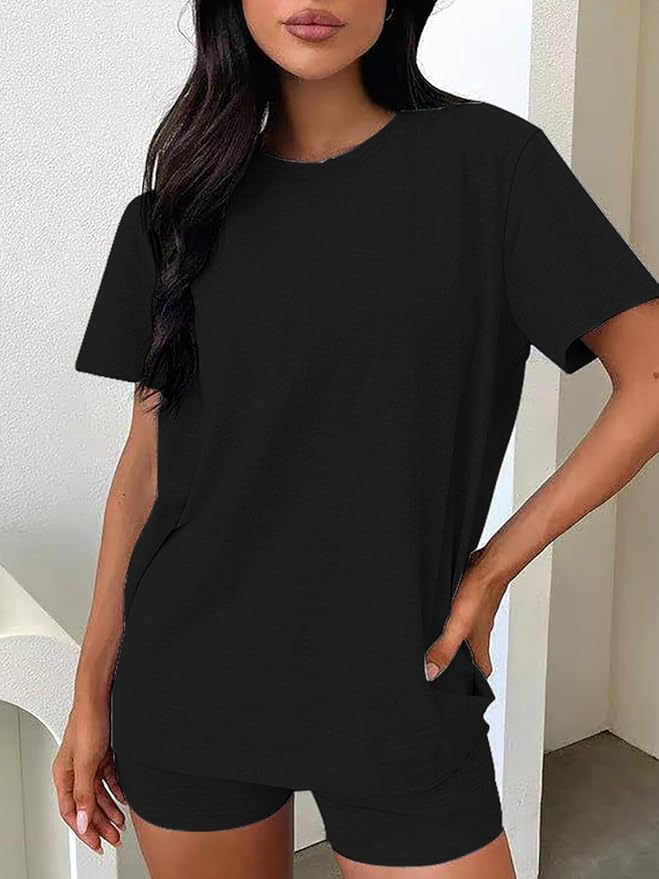ZFLM casual sportswear 3-piece set high waist tight pants yoga pants short sleeved round neck yoga set