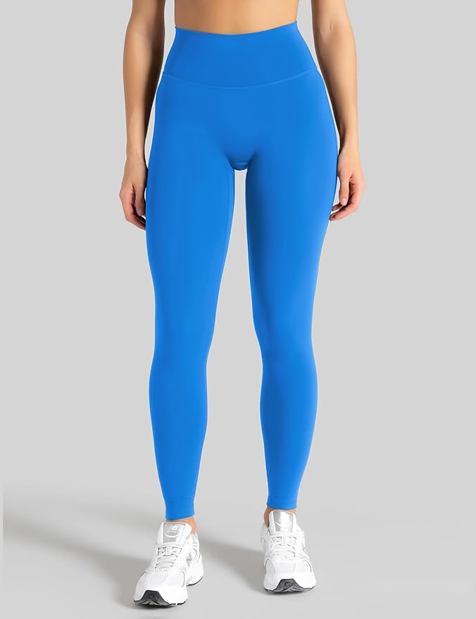 Unthewe Naked-Feel No Front Seam Leggings for Women - High Waisted Buttery Soft Workout Yoga Pants 25"