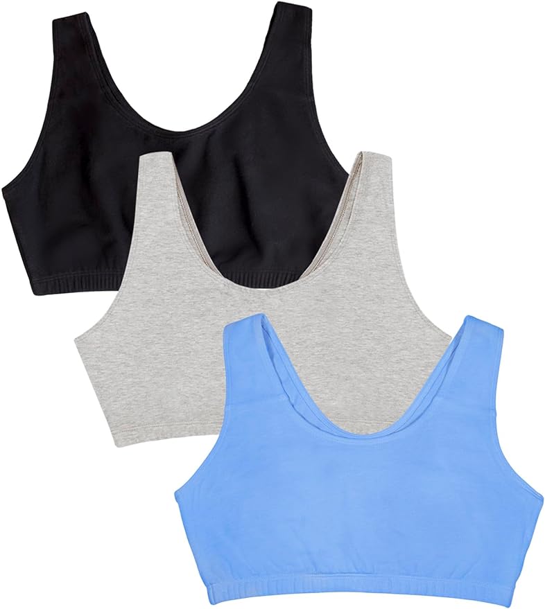 Fruit of the Loom Women's Cotton Tank Bra for Women - Ultimate Comfort & Breathable Fit