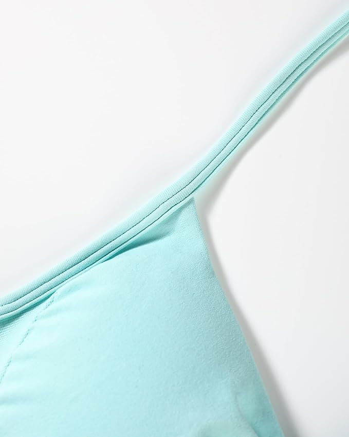 AUROLA Influence Strappy Bra Sports Bras for Women, Backless Padded Impact Strappy Bra Workout Gym Yoga with Removable Cups