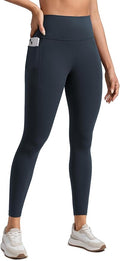 CRZ YOGA Butterlift Workout Leggings Pockets 25" - High Waist Pilates Athletic Gym Womens Yoga Pants Buttery Soft
