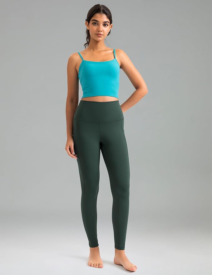 Colorfulkoala Women's High Waisted Yoga Pants 7/8 Length Leggings with Pockets