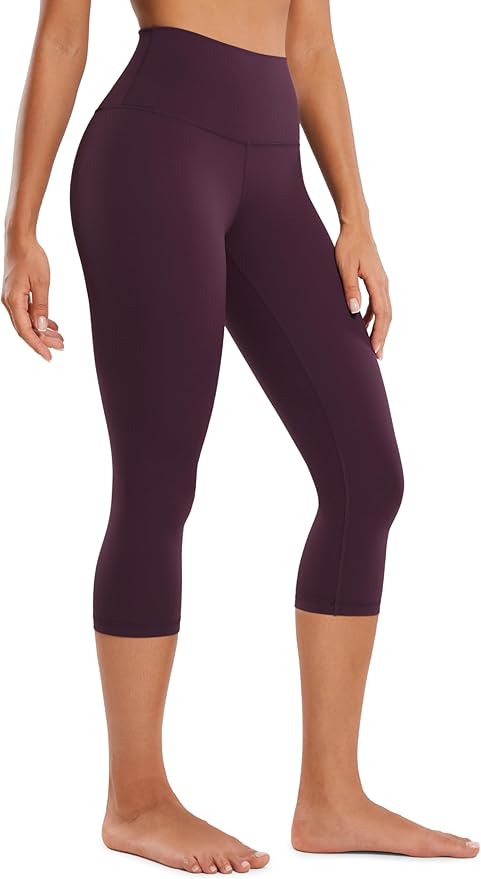 CRZ YOGA Butterluxe Yoga Capris Leggings 19'' - High Waisted Workout Buttery Soft Athletic Lounge Womens Crop Pants