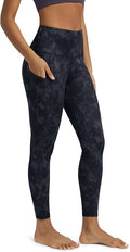 ODODOS Women's High Waisted Yoga Leggings with Pockets, Tummy Control Non See Through Workout Athletic Running Yoga Pants