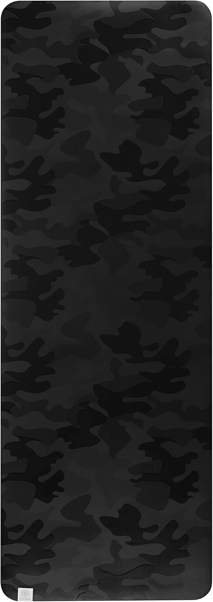 Gaiam Dry-Grip Yoga Mat - 5mm Thick Non-Slip Exercise & Fitness Mat for Standard or Hot Yoga, Pilates and Floor Workouts - Cushioned Support, Non-Slip Coat - 68 x 24 Inches