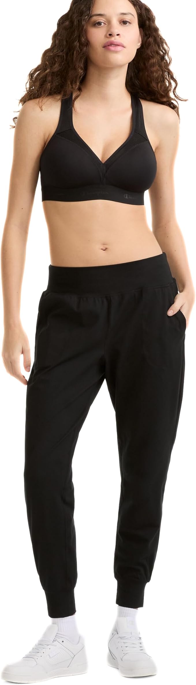 Champion Women's Curvy Sports Bra Textured