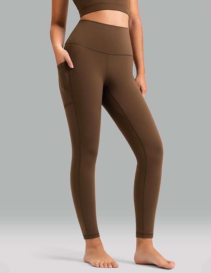 Colorfulkoala Women's High Waisted Yoga Pants 7/8 Length Leggings with Pockets