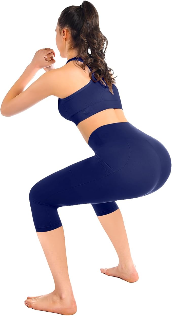 Leafigure High Waisted Leggings for Women- Soft No See-Through Yoga Pants for Gym Workout Running