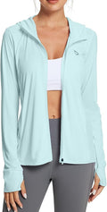baleaf Women's Sun Protection Jacket Hoodie Clothing Lightweight Long Sleeve Sun Cover Up Shirt