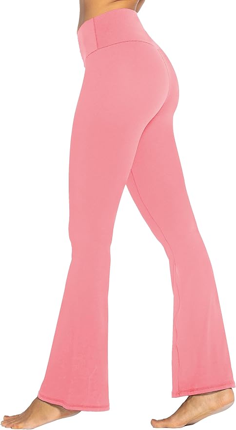 Sunzel Flare Leggings, Crossover Yoga Pants with Tummy Control, High-Waisted and Wide Leg