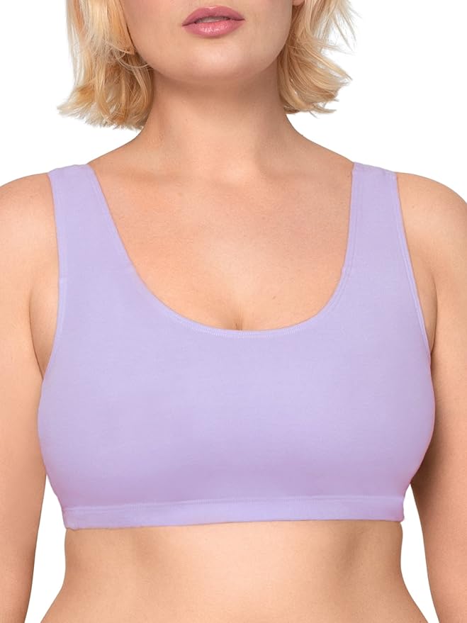 Fruit of the Loom Women's Cotton Tank Bra for Women - Ultimate Comfort & Breathable Fit