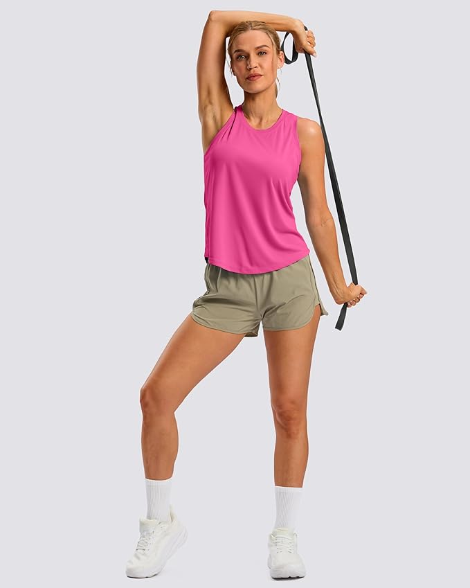 G Gradual Women's Workout Tank Tops Racerback Athletic Yoga Tops Loose Fit Sleeveless Running Gym Sports Shirts for Women