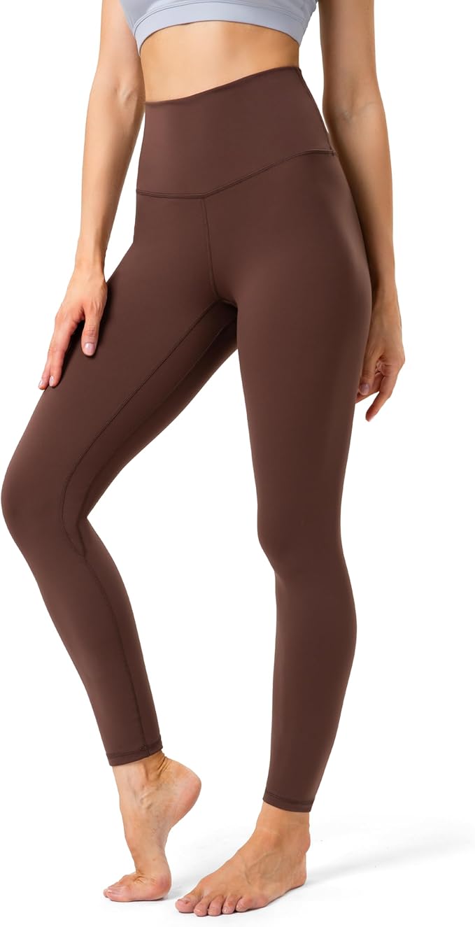 YUNOGA Women's Ultra Soft High Waisted Seamless Leggings Tummy Control Yoga Pants