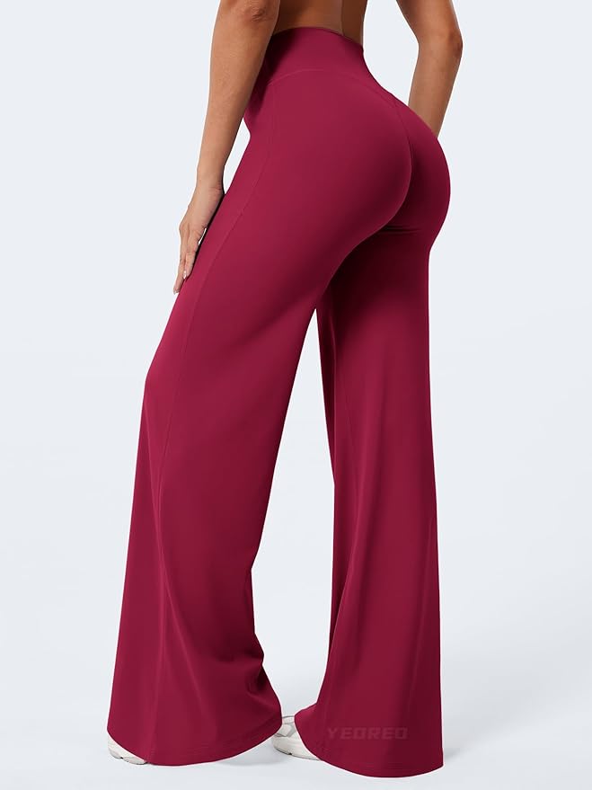 YEOREO Workout Leggings Womens No Front Seam Straight Leggings 29"/ 31.5"/ 33"/ 35" High Waist Buttery Eddiy Gym Yoga Pants