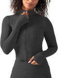 YITTY Active Women's Ultraluxe Full Zip Jacket, Athleisure, 4-Way-Stretch, Thumbholes