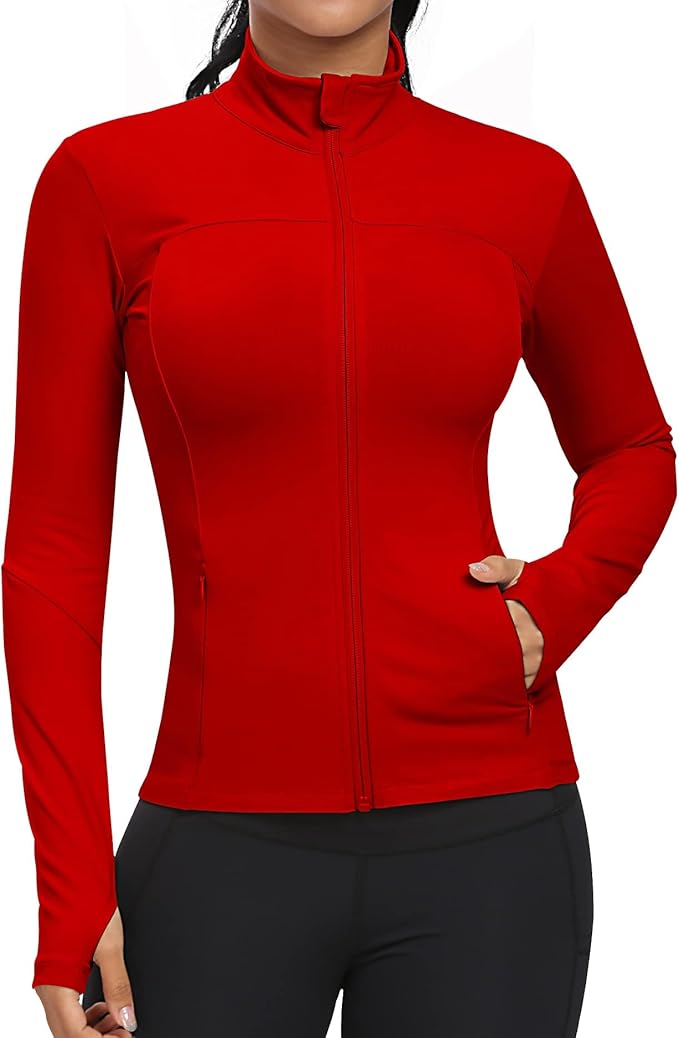 GYM RAINBOW Workout Jackets for Women Athletic Jacket Spring Running Yoga Jackets