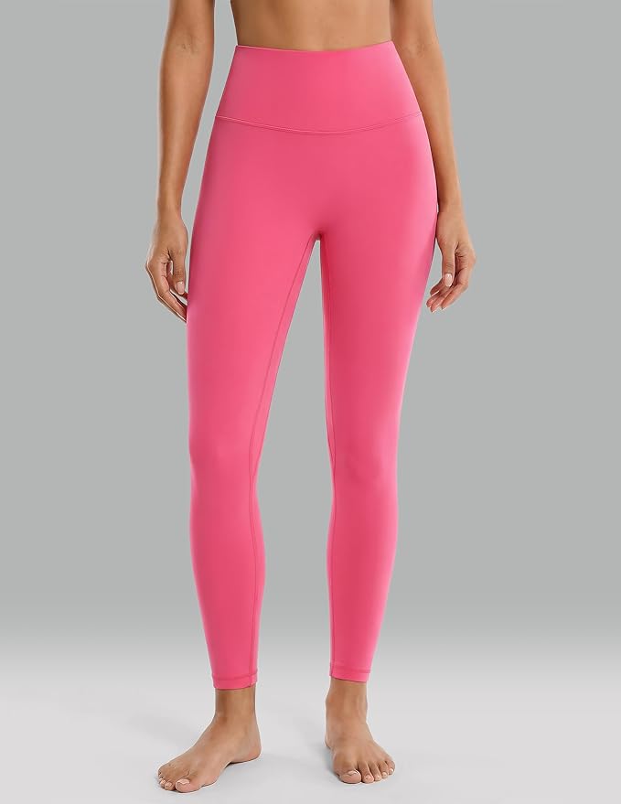 Colorfulkoala Dreamlux No Front Seam Leggings for Women 25"/28" Inseam, High Waisted Buttery Soft Yoga Pants