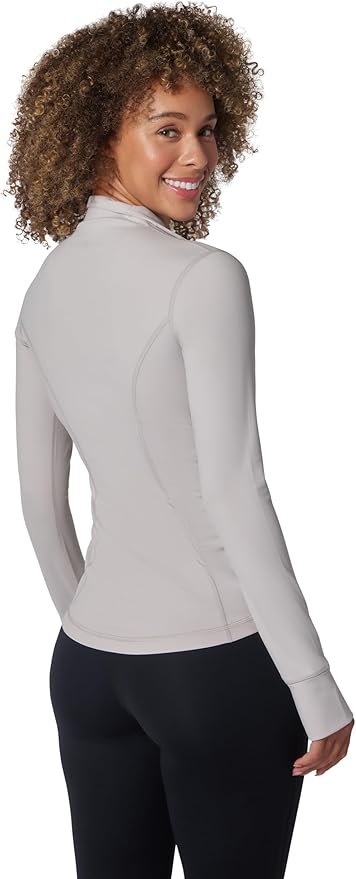 Yogalicious Womens Ultra Soft Lightweight Full Zip Yoga Jacket with Pockets