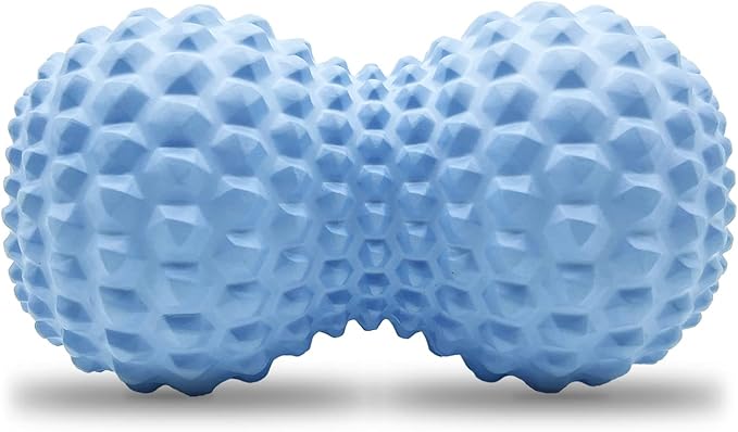 KITWILD Peanut Massage Ball, Double Lacrosse Massage Roller Ball for Deep Tissue Muscle Massage, Physical Therapy, Myofascial Release, Muscle Knots, and Yoga Therapy