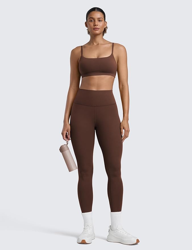CRZ YOGA Butterlift Workout Leggings 25" - High Waisted Pilates Gym Athletic Womens Yoga Pants Buttery Soft