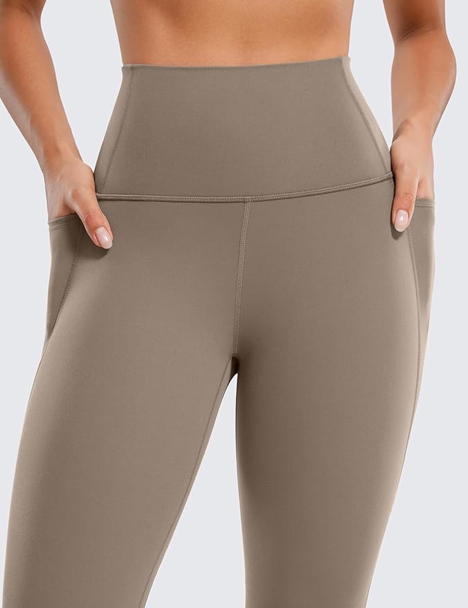 CRZ YOGA Butterluxe Workout Leggings Pockets 25'' - High Waisted Gym Womens Yoga Pants Buttery Soft