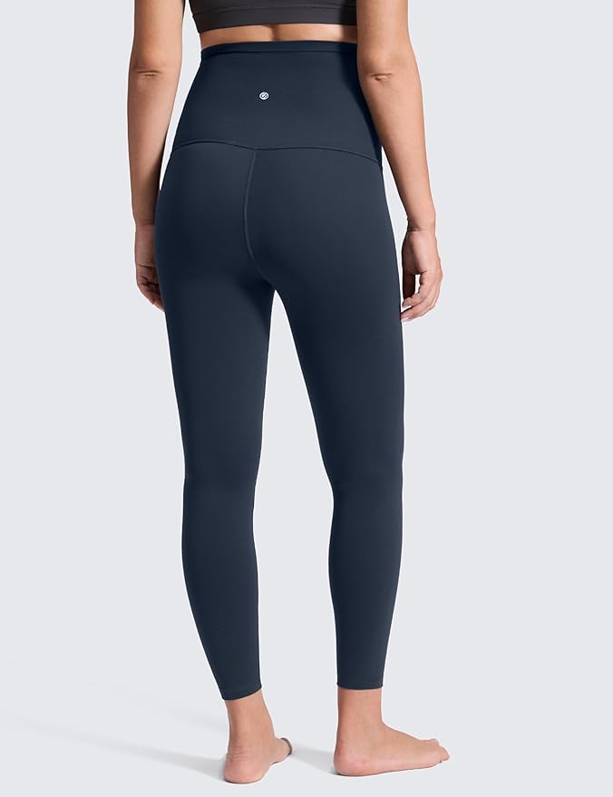 CRZ YOGA Butterluxe Maternity Leggings 25" - Over The Belly Buttery Soft Workout Activewear Yoga Womens Pregnancy Pants